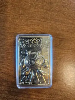 Vintage Burger King Pokemon 1999 23K Gold cards Poliwhirl - Image 3