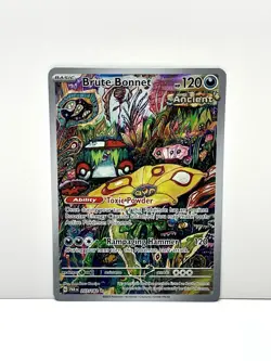Pokemon TCG Brute Bonnet 207/182 Paradox Rift Illustration Rare NM - Image 1