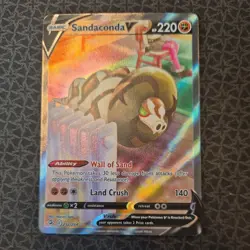Pokemon Sandaconda V Fusion Strike Alternate Art Card 252/264 - Image 1