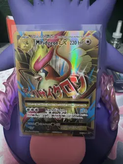 Pokemon TCG Mega Pidgeot EX 105/108 Evolutions Holo Full Art Ultra Rare NM - Image 1