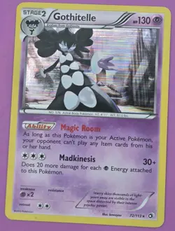 2013 Pokemon, Legendary Treasures, #72/113 Gothitelle, Holo Rare - Image 1