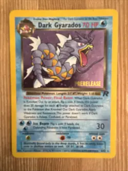 Dark Gyarados - 8/82 - Prerelease Promo Holo Team Rocket Pokemon Card - HP - Image 1