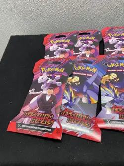 Pokemon TCG: Destined Rivals - Sleeved Booster Packs Lot of 8x - Image 2
