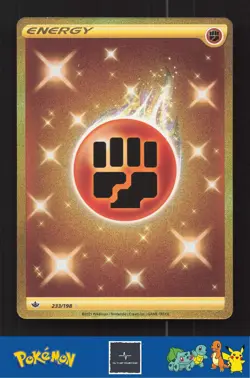 2021 Pokemon SWSH Chilling Reign 233/198 Fighting Energy - Image 1