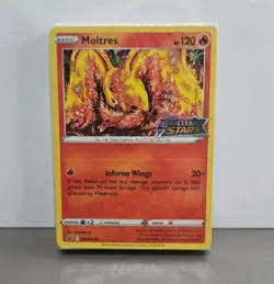 Pokemon SEALED Moltres SWSH185 Brilliant Stars Prerelease Promo Pack!! - Image 1