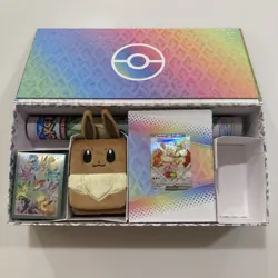 Pokemon Prismatic Evolutions SPC & ETB with 20 Sleeved Holo Cards & NO Packs - Image 2
