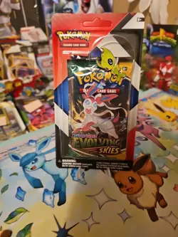Pokemon TCG: Evolving Skies 2-Pack Pin Blister - 20 Cards 🔥🔥🔥 - Image 2