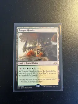 Temple Garden Guilds of Ravnica Regular Card NM Condition - Image 1