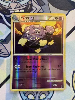 Pokemon TCG Weezing 38/95 Call of Legends Reverse Holo Rare Pokemon Card 2011 - Image 1