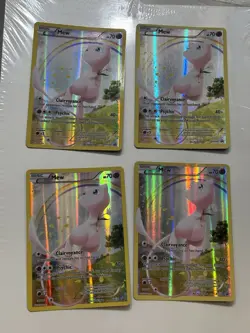 Pokemon Card Mew Full Art Promo XY110 Holo 2016 TCG CCG Set Of 4 - Image 2