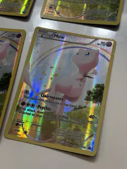 Pokemon Card Mew Full Art Promo XY110 Holo 2016 TCG CCG Set Of 4 - Image 4