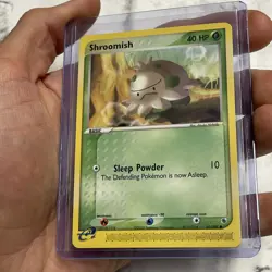 Shroomish 69/109 Ruby and Sapphire E-Reader Pokemon Card Vintage NM/MT Common - Image 2