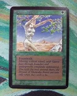 Magic: SHANODYN DRYADS Limited Alpha MTG - 1993 - Image 1
