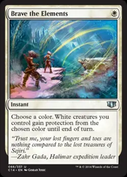 Brave the Elements - Medium Play MTG Commander 2014 Edition - Image 1