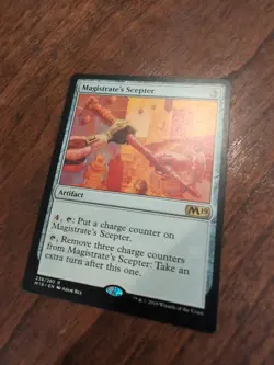 Magistrate's Scepter M19 238 Rare Core Set 2019 Kilo EOE Commander NM MTG - Image 1