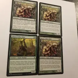 Mtg Sakura-tribe Elder Playset Different Artworks - Image 1
