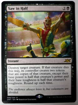 MTG: Unfinity - Saw in Half - Rare - #088 VLP - Image 1