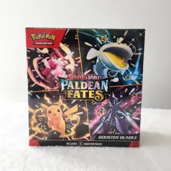 Pokemon Scarlet & Violet Paldean Fates Booster Bundle Factory Sealed 6 Packs New - Image 1