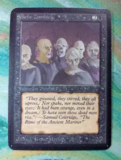 Magic: SCATHE ZOMBIES Limited Alpha MTG Old School VINTAGE 1st Edition - Image 1