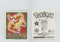 Rapidash Merlin Pokemon Album Stickers #78 1999 f7d - Image 3