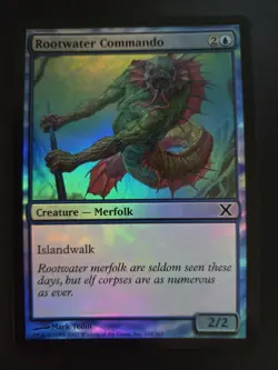 Rootwater Commando FOIL Tenth Edition 10E MTG FREE SHIPPING - Image 1