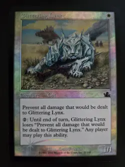 Glittering Lynx LP FOIL Prophecy MTG FREE SHIPPING - Image 1