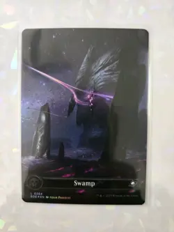 Holo Foil] Swamp (EOE 0369) (Borderless) Mtg Edge of Eternities NM - Image 1