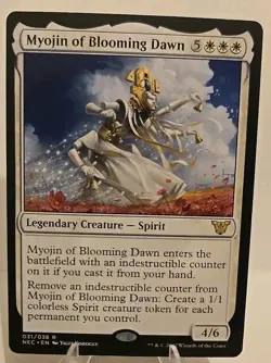 Myojin of Blooming Dawn MTG Commander: Kamigawa: Neon Dynasty Regular - Image 1