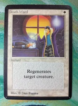 Magic: DEATH WARD Limited Alpha MTG Old School VINTAGE 1st Edition - Image 1