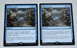 MTG 2x Rare Blue Sorcery CLONE LEGION - Image 2