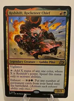 Redshift, Rocketeer Chief MTG Aetherdrift Regular - Image 1