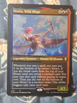 Neera, Wild Mage FOIL Commander Legends Battle for Baldur's Gate MAGIC MTG - Image 1