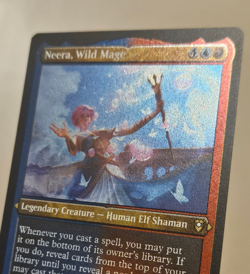 Neera, Wild Mage FOIL Commander Legends Battle for Baldur's Gate MAGIC MTG - Image 2