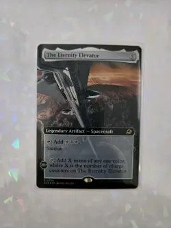 The Eternity Elevator (Extended Art) Edge of Eternities Holo Foil NM MTG - Image 1