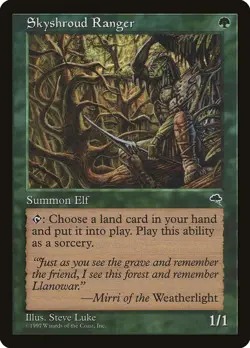 MTG - Skyshroud Ranger - Tempest - X1 - (LP) - - Image 1