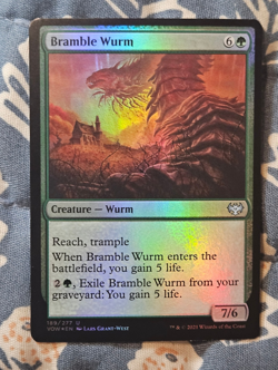 Bramble Wurm FOIL MTG Innistrad Remastered MTG Magic - Image 2
