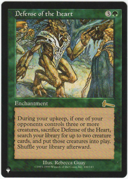 1x Defense of the Heart MTG The List / Urza's Legacy Lightly Played - Image 1