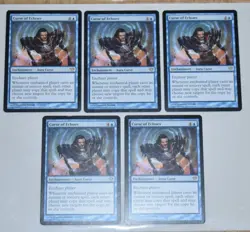 MTG 5x Rare Blue Enchantment Aura Curse Of Echoes - Image 2