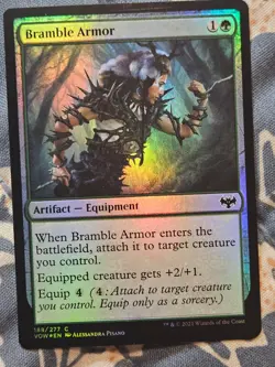 Bramble Armor FOIL (188/596) Innistrad Crimson Vow MTG Magic - Image 1