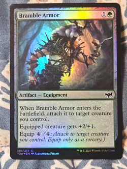 Bramble Armor FOIL (188/596) Innistrad Crimson Vow MTG Magic - Image 2