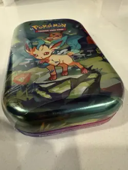 Pokemon TCG: Prismatic Evolutions Mini Tin *Leafeon* New, Factory Sealed - Image 2