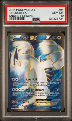 Pokemon Lugia EX XY Ancient Origins Full Art #94 PSA 10 Gem Mint - New Cert # - Image 3