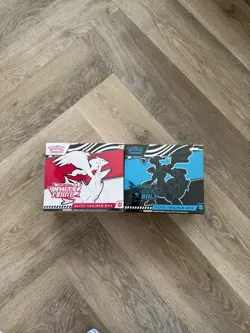 Pokemon TCG White Flare and Black Bolt Elite Trainer Box ETB Pair - Image 1