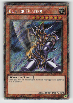 Buster Blader Yugioh RA04-EN115 Platinum Secret Rare PSR NM - Image 1