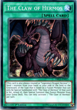 The Claw of Hermos - DRL2-EN013 - Secret Rare - 1st Edition - Yugioh - Image 1