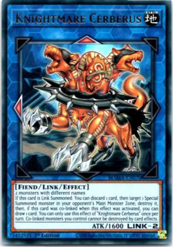 Knightmare Cerberus - MAMA-EN070 - Ultra Rare - 1st Edition - Yugioh - Image 1