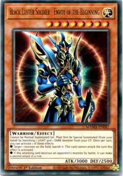 Black Luster Soldier - Envoy of the Beginning - MAMA-EN047 - Ultra Rare Yugioh - Image 1