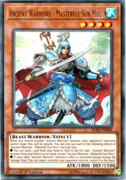 Ancient Warriors - Masterful Sun Mou - IGAS-EN008 Ultra Rare 1st Edition Yugioh - Image 1