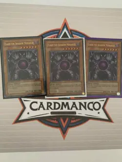 3x Playset Caius The Shadow Monarch SDDE-EN001 1st Edition Ultra Rare YuGiOh LP - Image 1
