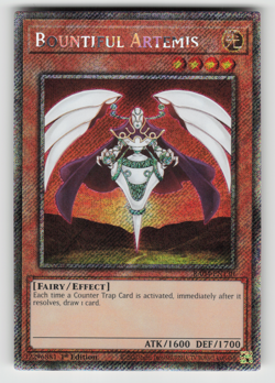 Bountiful Artemis Yugioh RA04-EN130 Platinum Secret Rare PSR NM - Image 1